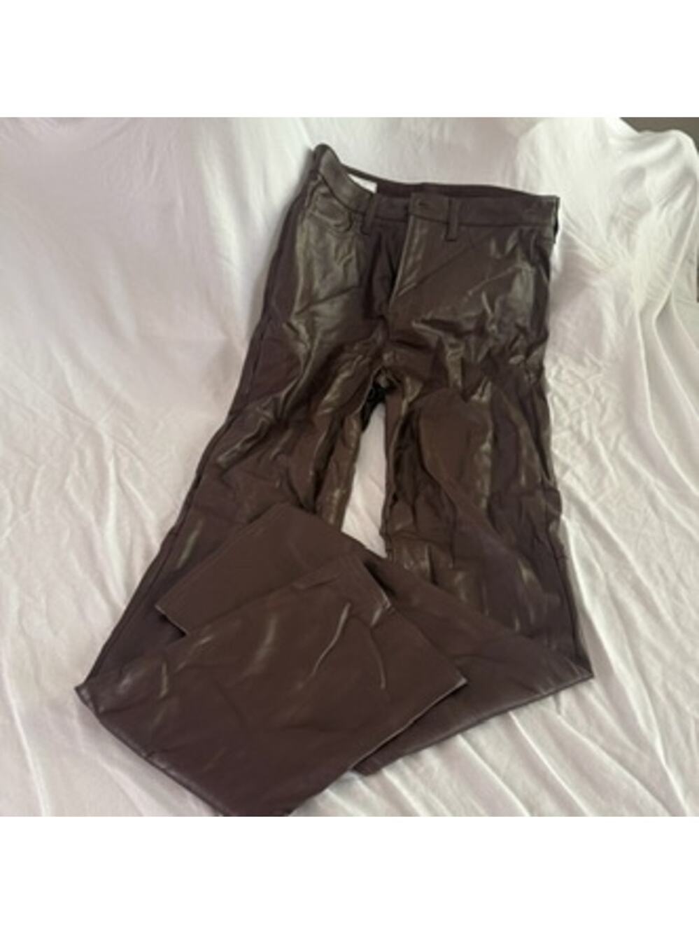 Gap vintage slim high rise pleather pants size 28, 6T